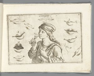 Smak Gustare (titel på objekt) av Giuseppe Maria Mitelli