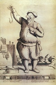 VANDRANDE HANDELAR - CIARLATANO av Giuseppe Maria Mitelli