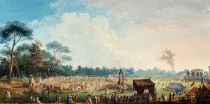 Firande på gårdar för att hedra Ferdinand III, Spel på ängen av Great Oak