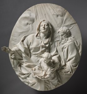 Jungfruns utbildning, c.1700 av Giuseppe Mazzuoli