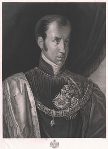 Kejsaren av Österrike Ferdinand I (tryck) av Giuseppe Molteni