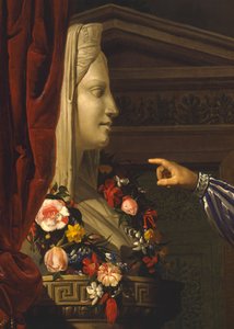 Gubbe pekar ut Maria Luigias herm för sitt barnbarn, av Giuseppe Molteni, ca 1830, olja på duk av Giuseppe Molteni