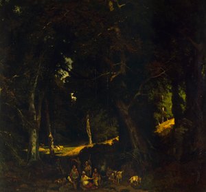 Gypsy Encampment, av Giuseppe Palizzi