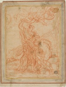 Abrahams offer (recto och verso) av Giuseppe Passeri