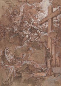 Den välsignade Giacinta Marescottis extas, ca. 1675-1714.