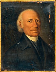 Porträtt av Giovanni Meli (1740-1815), italiensk poet och dramatiker av Giuseppe Patania, målning