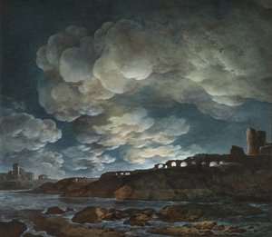 Fullmåne över havet, 1800-1810.