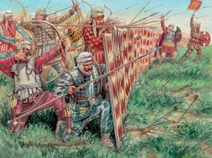 Persiskt infanteri av Giuseppe Rava