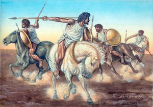 Karthagernas tunga kavalleri av Giuseppe Rava