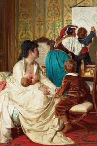 En god mammas glädje (Le gioie della buona mamma). 1877