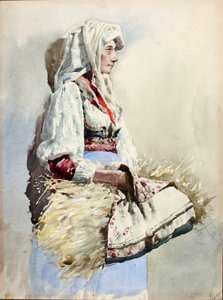 Italiensk bondekvinna