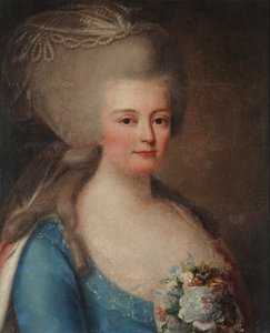 Porträtt av prinsessan Maria Francisca Benedita av Giuseppe Troni