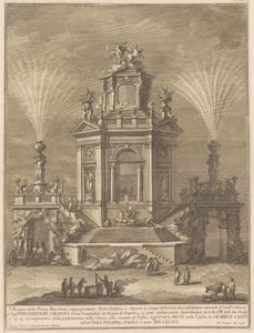 Prima Macchina för Chinea 1776: A Pleasure Palace av Giuseppe Vasi, after Giuseppe Palazzi