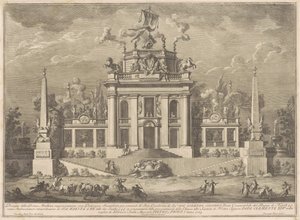 Den första maskinen för Kina 1769: En "läcker" av Giuseppe Vasi, after Giuseppe Palazzi, after Paolo Posi
