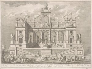 Prima Macchina för Kina 1764: A Capitol Building av Giuseppe Vasi, after Tommaso Catrani, after Paolo Posi