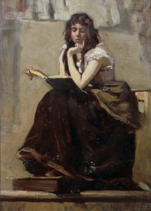 Skolflicka av Giuseppe Vizzotto Alberti