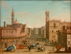 Piazza San Florence av Giuseppe Zocchi