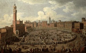 The Palio, Piazza del Campo, Siena