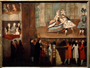 Opera Serie, slutet av 1700-talet (olja) av Giuseppe de Albertis