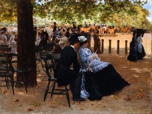 På travbanan, 1874 av Giuseppe or Joseph de Nittis