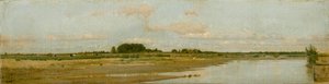 Ofanto slätt av Giuseppe or Joseph de Nittis