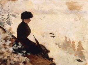 Snöeffekt av Giuseppe or Joseph de Nittis