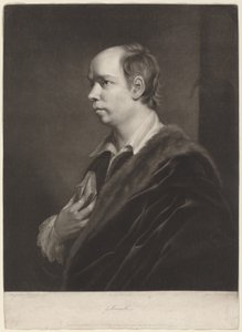 Oliver Goldsmith av Giuseppi Filippo Liberati Marchi after Sir Joshua Reynolds
