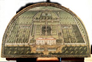 Slottsby av Giusto Utens (1500-talet).