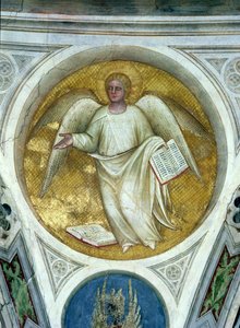 Ängel i en oculus, 1360-70