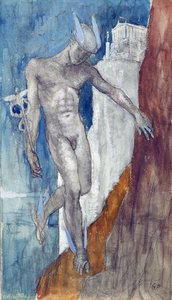 Hermes Descending (penna och wc)