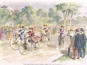 Originalkostymer för Velocipede Race i Bordeaux
