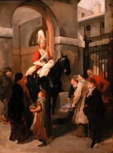 Whitehall (olja på panel)