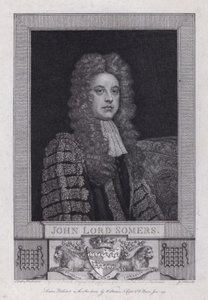 John Somers av Godfrey (after) Kneller