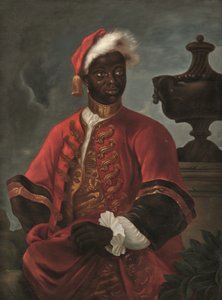Porträtt av en gentleman i livré (olja på duk) av Godfrey (follower of) Kneller