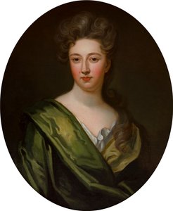 Porträtt av Lady Diana Feilding (1659-1731), ca 1679-1723 (olja på duk) av Godfrey (studio of) Kneller