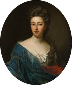 Porträtt av Lady Diana Fielding (1659-1731), ca 1680-1731 (olja på duk) av Godfrey (studio of) Kneller