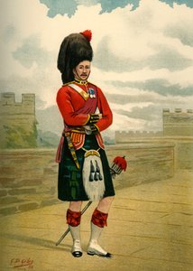 Den 42:a - The Black Watch Royal Highlanders, 1890.