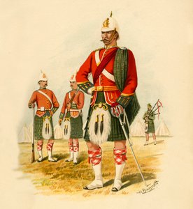 Den 5:e kungliga skotten av Kanada, 1890. av Godfrey Douglas Giles