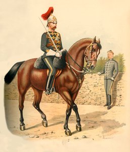 Det sjätte regementet av kavallerihusarer, Kanada, 1890.