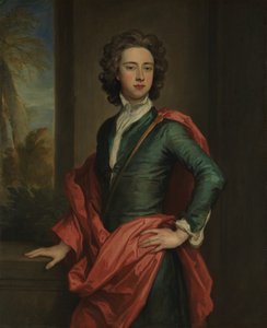 Charles Beauclerk 1670-1726, hertig av St. Albans, ca. 1690-95. av Godfrey Kneller