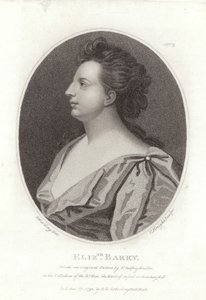 Elizabeth Barry av Godfrey Kneller