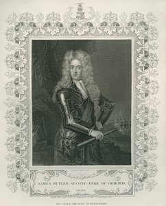 James Butler, 2:e hertig av Ormond, graverad av Henry Robinson av Godfrey Kneller