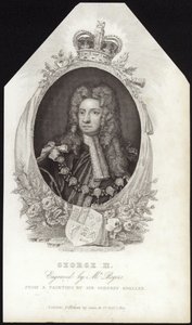 Kung George II av Storbritannien och Irland av Godfrey Kneller