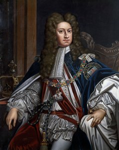 Porträtt av George I, kung av Storbritannien (1660-1727) av Godfrey Kneller