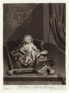 Porträtt av prins James Stuart som spädbarn