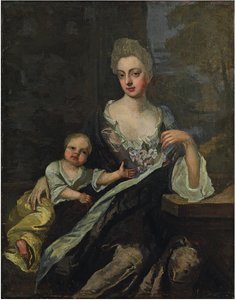 Porträtt av en dam av Godfrey Kneller