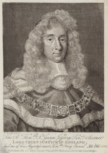 Sir George Jeffreys, walesisk domare av Godfrey Kneller