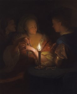 Älskande (förlorade sonen) av Godfried Schalcken