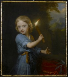 Pojke som håller en fackla, 1692