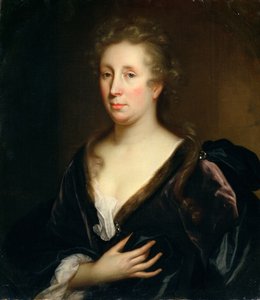 Porträtt av konstnären Rachel Ruysch av Godfried Schalcken